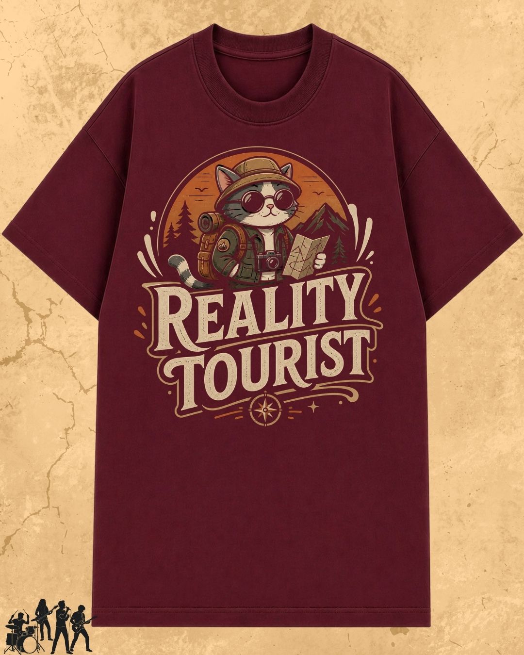 Meow Travel Mode Cotton Tshirt