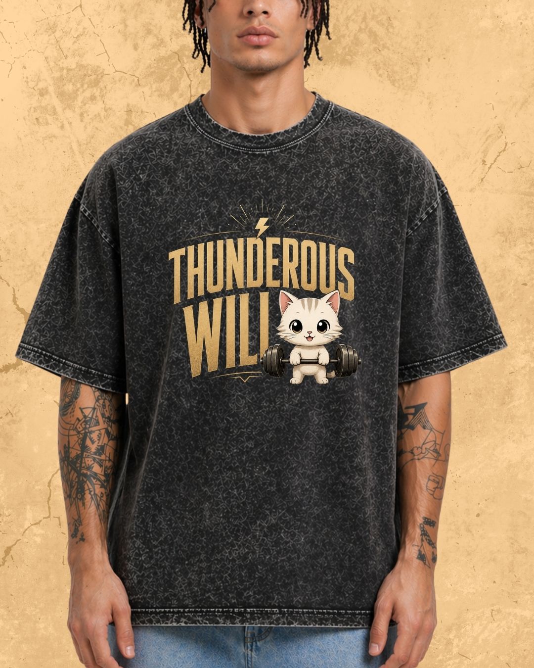Meow Workout Cotton Tee