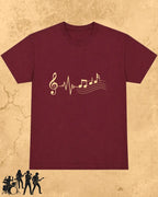 Minimal Music Vibe Cotton Tshirt