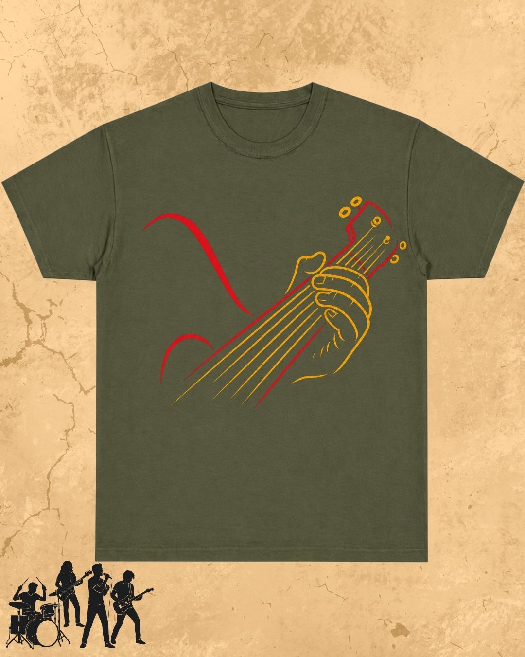 Minimal Music Vibe Cotton Tshirt
