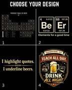 Beer Chemistry Pun Cotton Tshirt