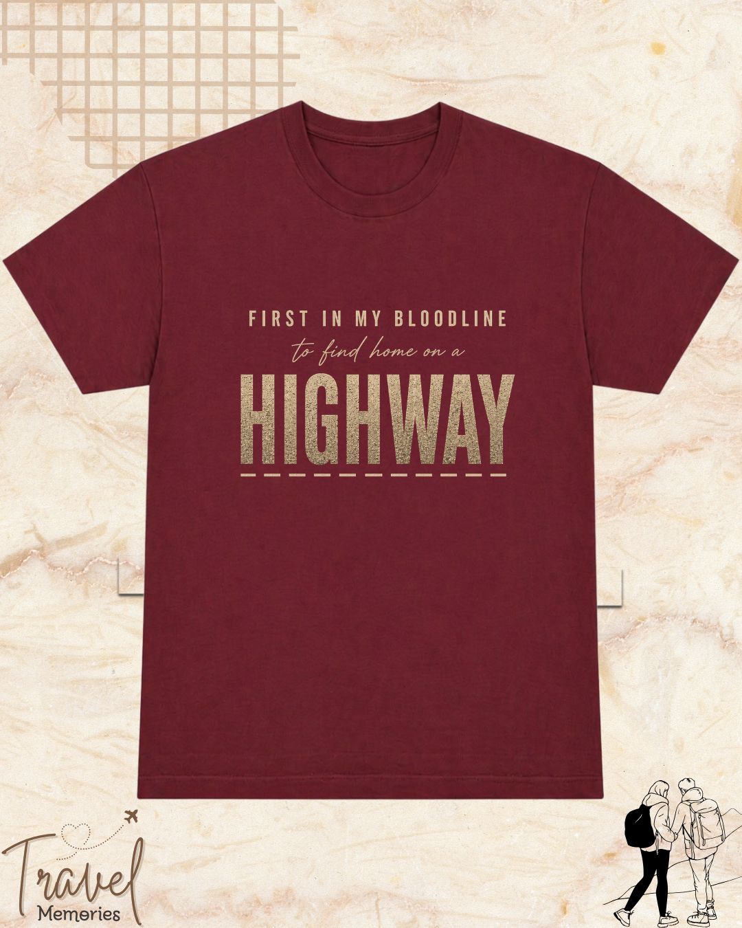 FIRST IN MY BLOODLINE Travel Cotton Tshirt