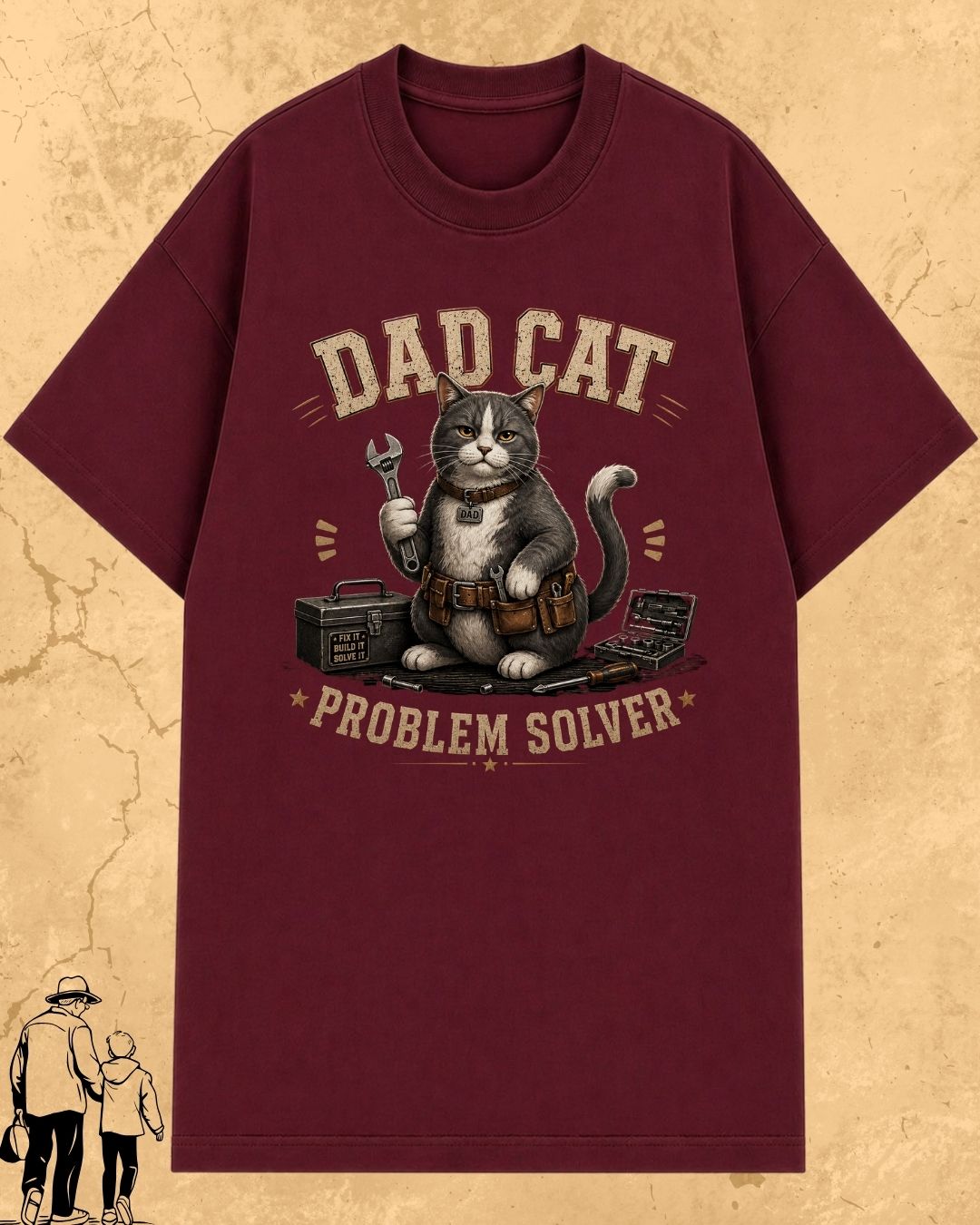 Purr Dad Cotton Tshirt
