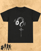 Minimal Music Vibe Cotton Tshirt
