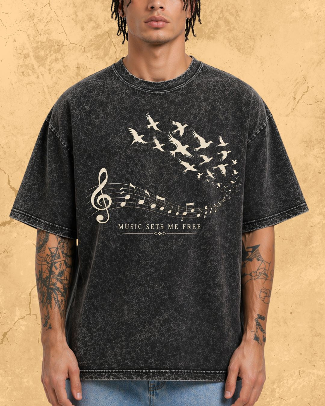 Music Freedom Cotton Tshirt