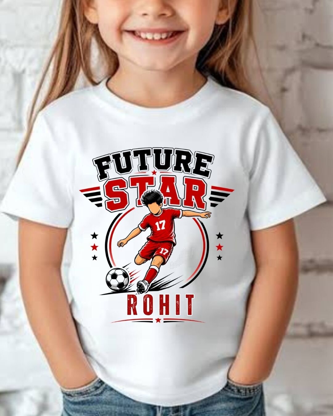 Future Sport Star Custom Kid Cotton Tee