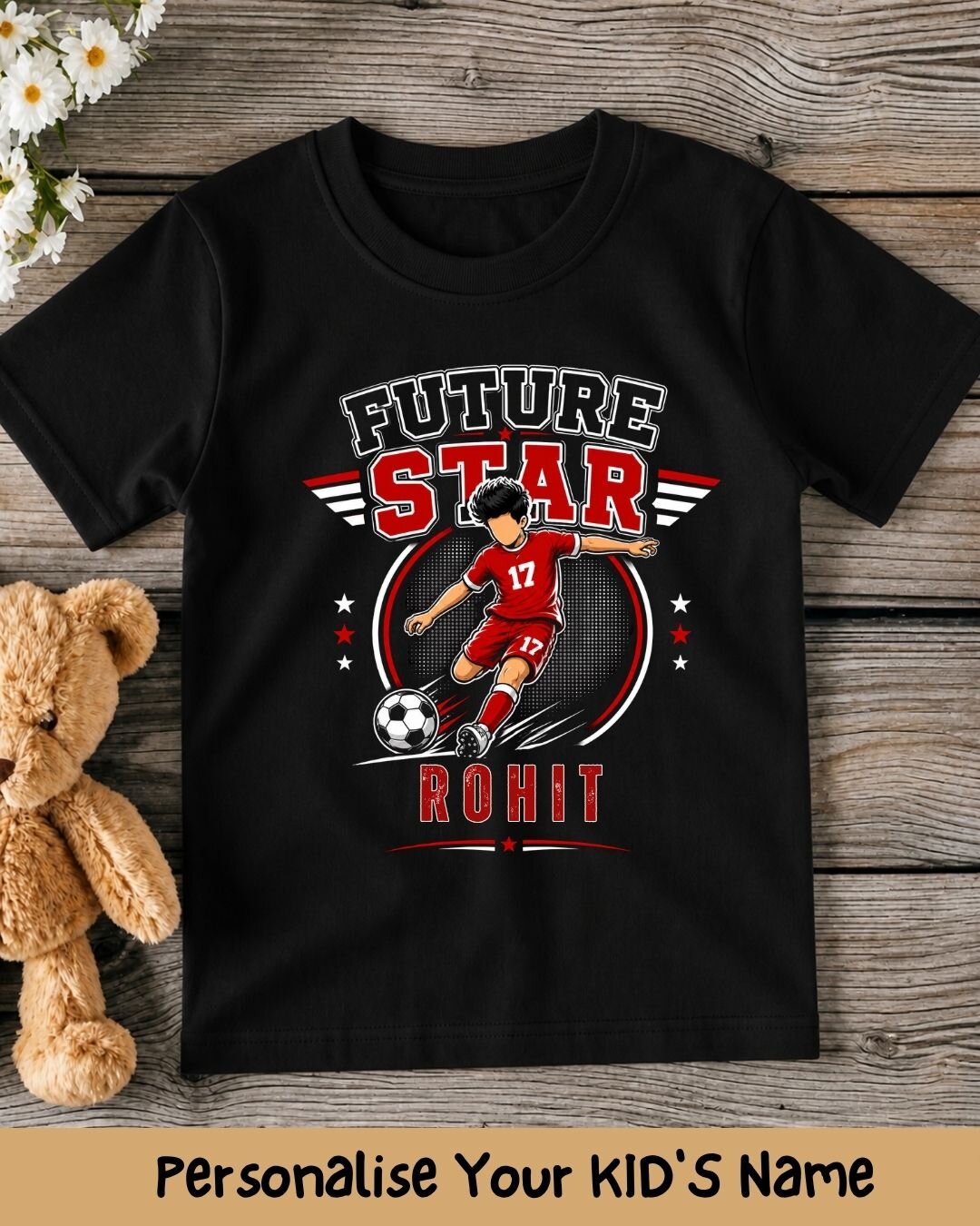 Future Sport Star Custom Kid's Cotton Tee