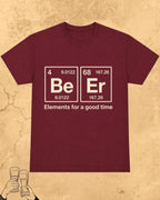 Beer Chemistry Pun Cotton Tshirt