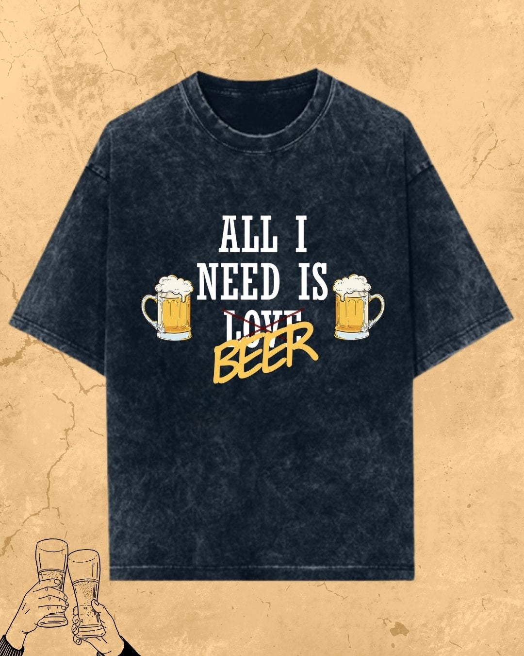 Beer Over Love Cotton Tshirt