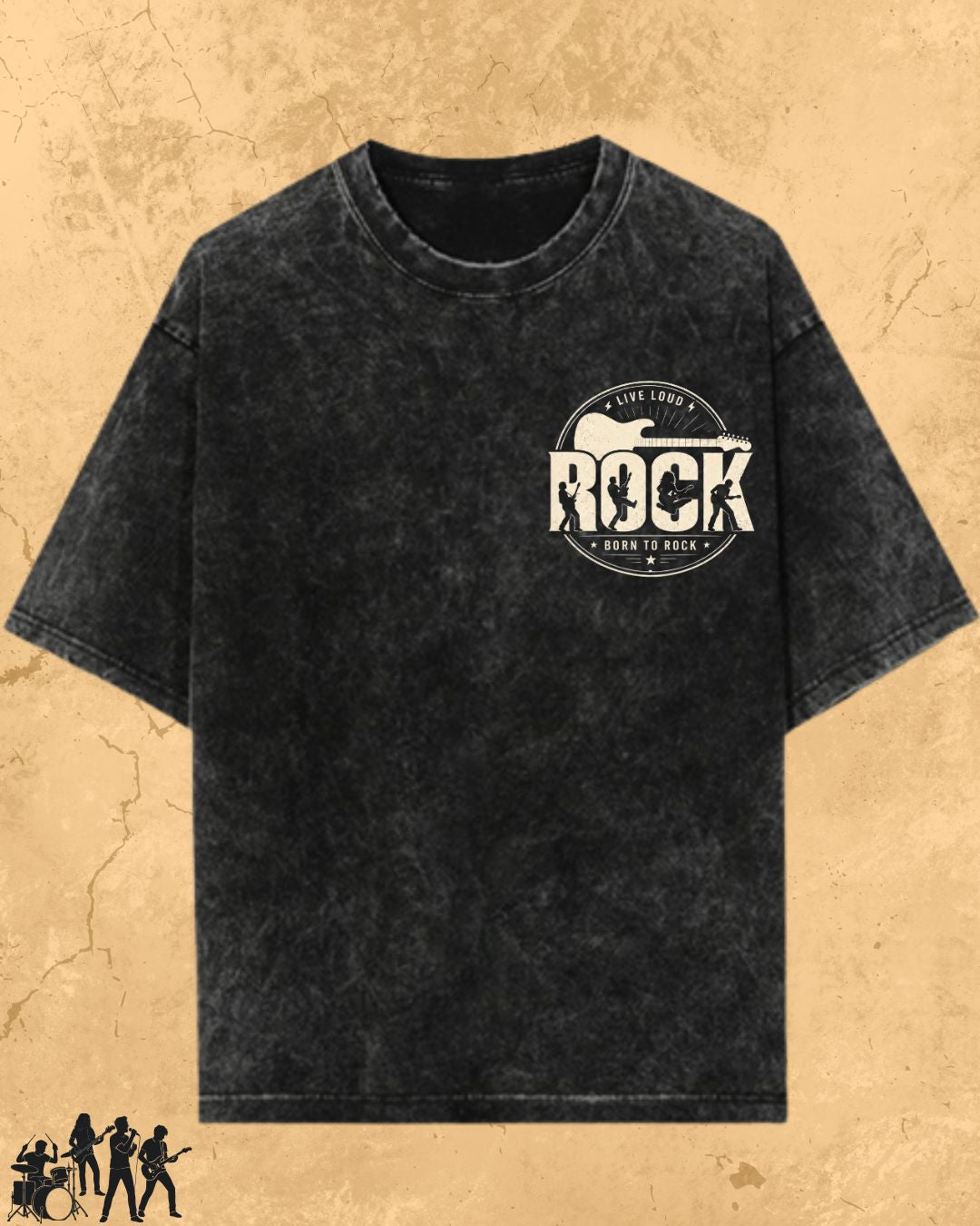 Rock Music Cotton Tshirt