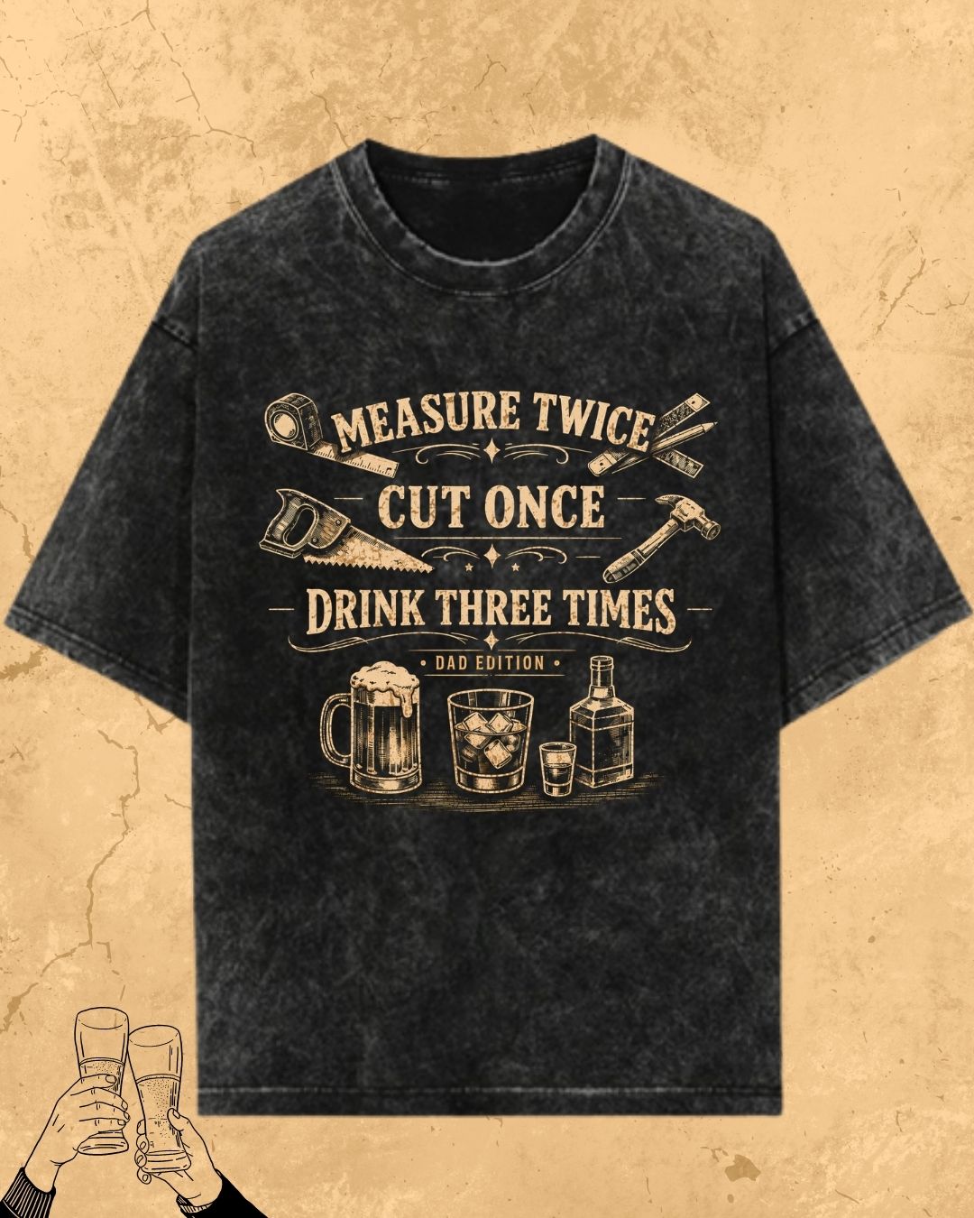 Beer Bond Statement Cotton T-Shirt