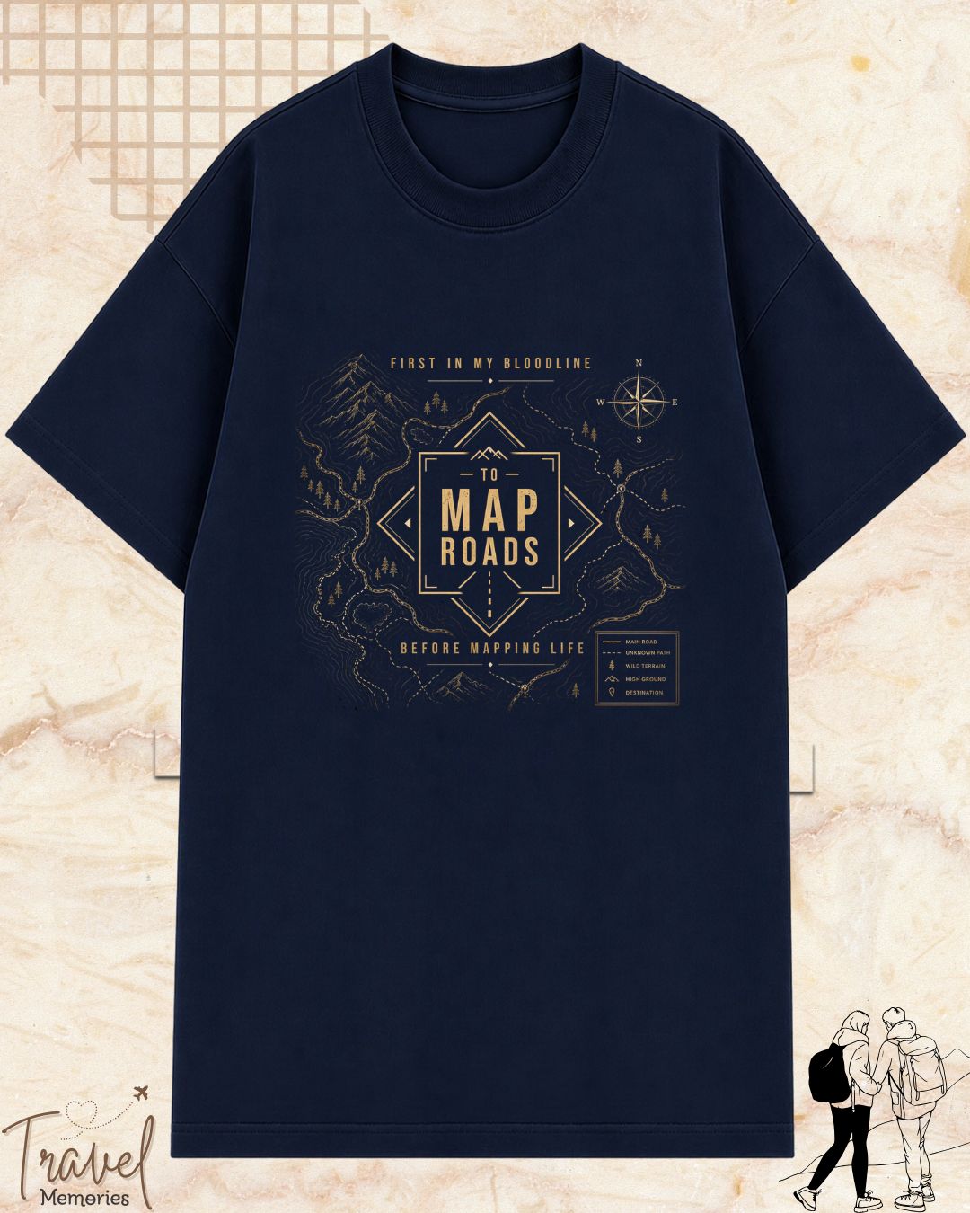 FIRST IN MY BLOODLINE Travel Cotton Tshirt
