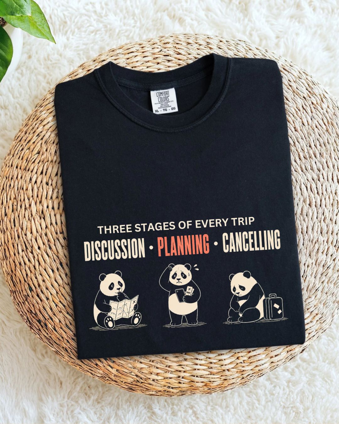 Three Stages of Every Trip Series 1 Travel Cotton Tshirt