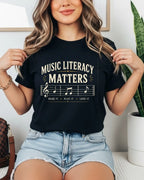 Music Literacy Matters Cotton T-Shirt