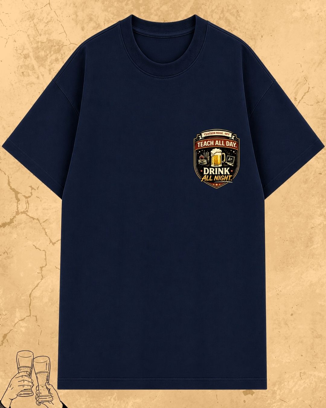 Beer Chemistry Pun Cotton Tshirt