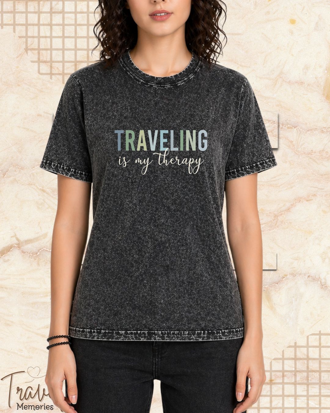 WanderScape Travel Cotton Tshirt
