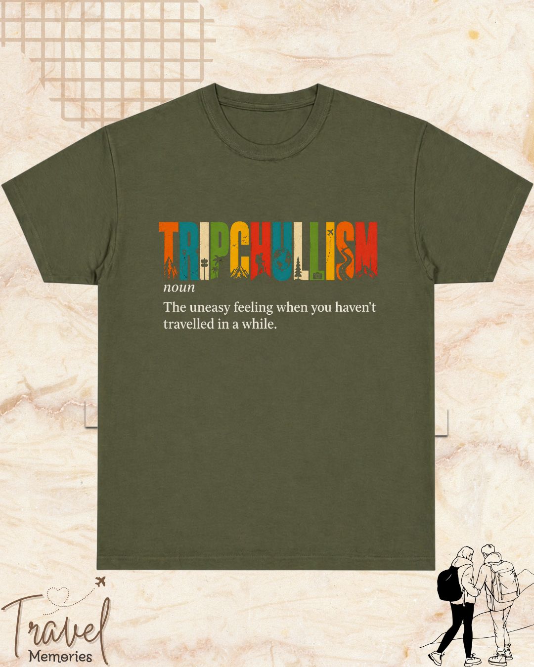 Hinglish Dictionary Travel Cotton Tshirt