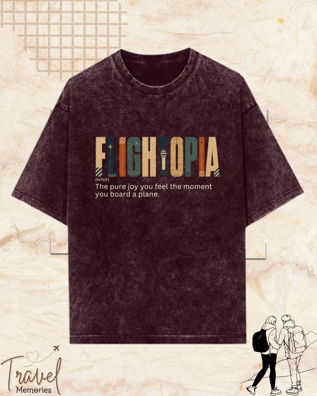 Travel Dictionary Cotton Tshirt