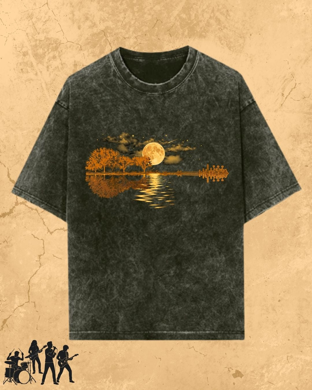 Guitar Relaxation Music Cotton T-Shirt