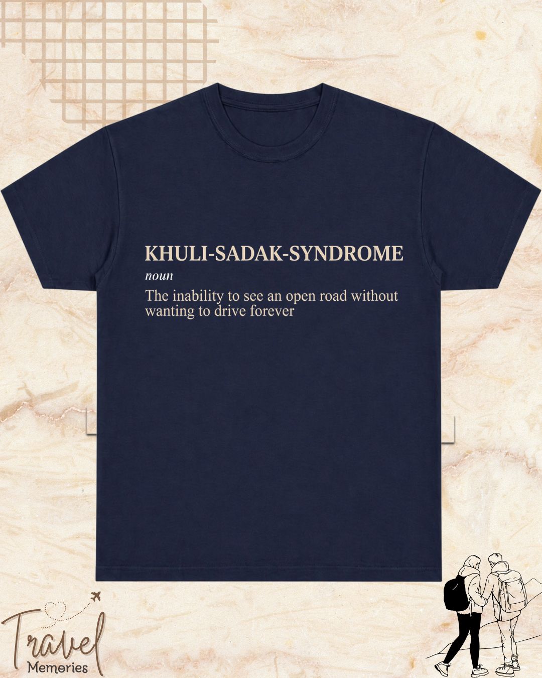 Hinglish Minimalist Dictionary Travel Cotton Tshirt