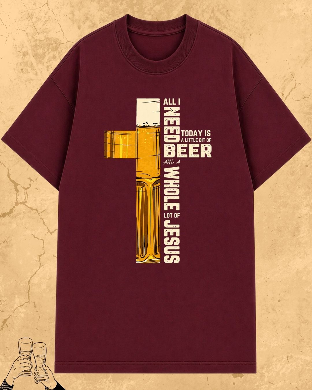 Mythic Beer Warrior Cotton T-Shirt