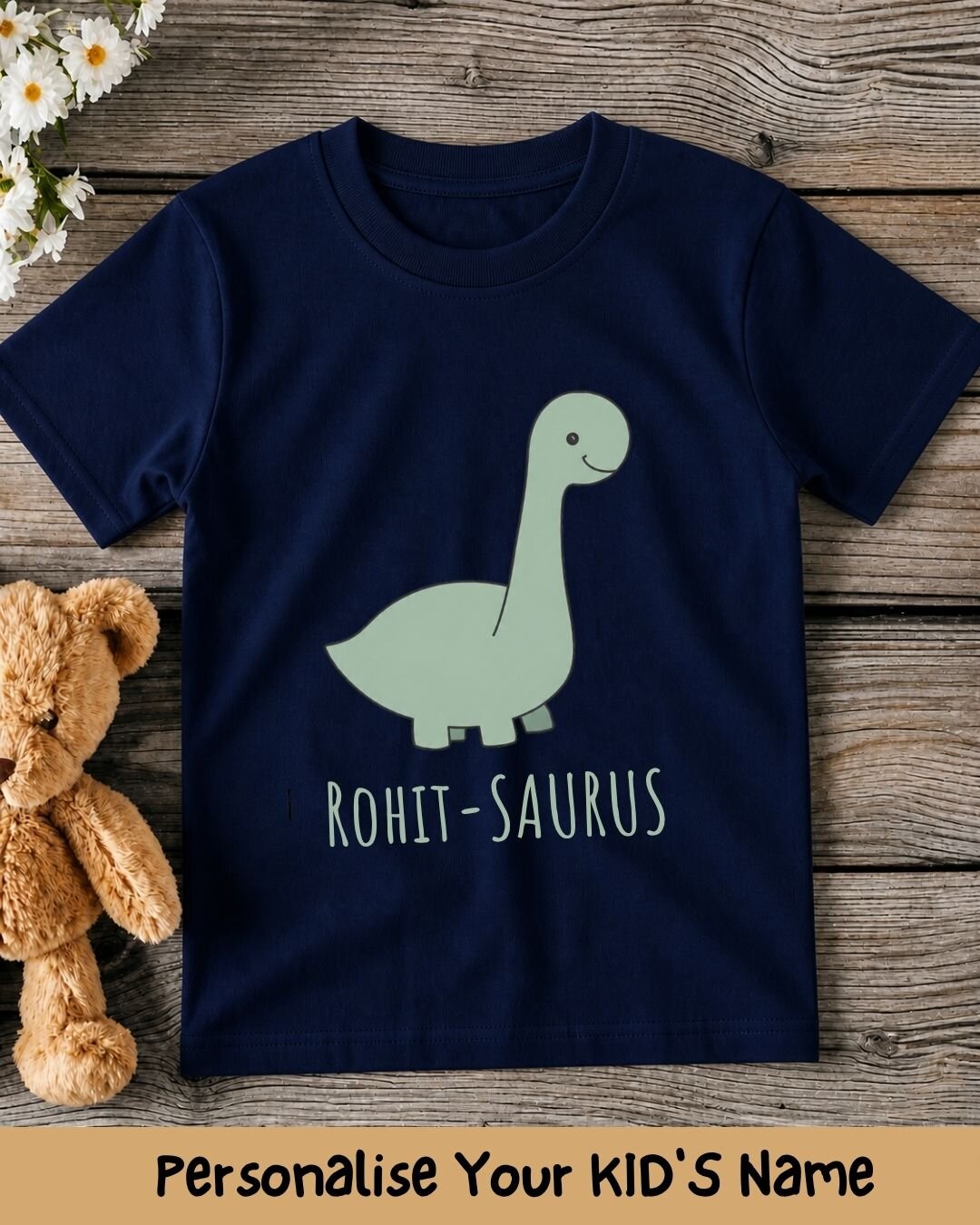Dinosaur Custom Kid's Cotton Tee