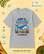 Ocean Theme Custom Kid Cotton Tshirt