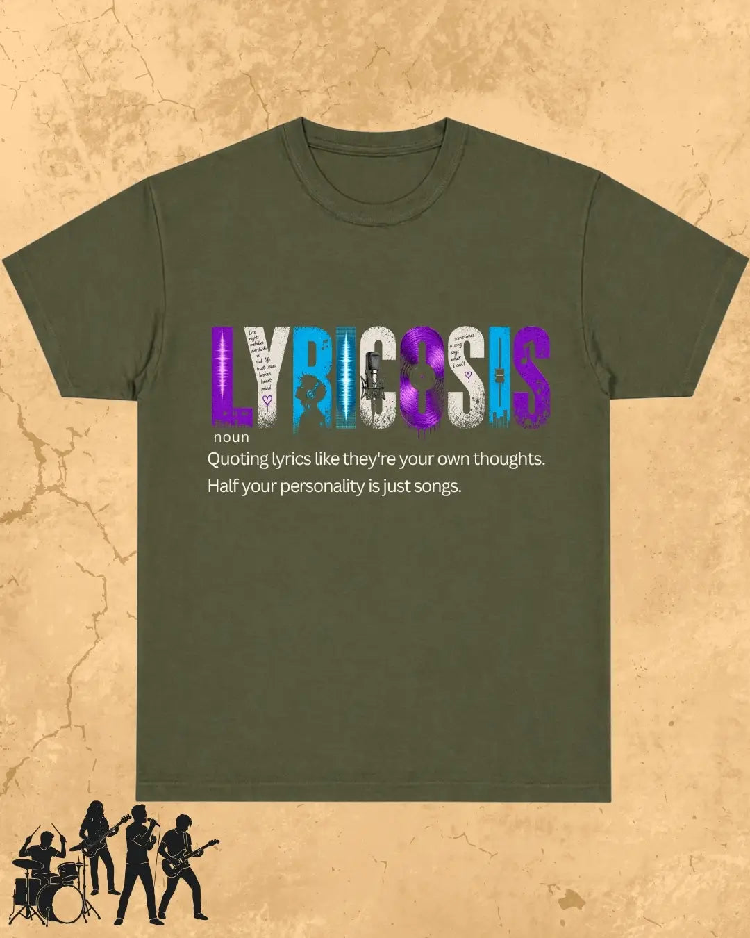 Hinglish Music Dictionary Cotton Tshirt