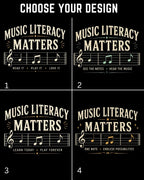 Music Literacy Matters Cotton T-Shirt