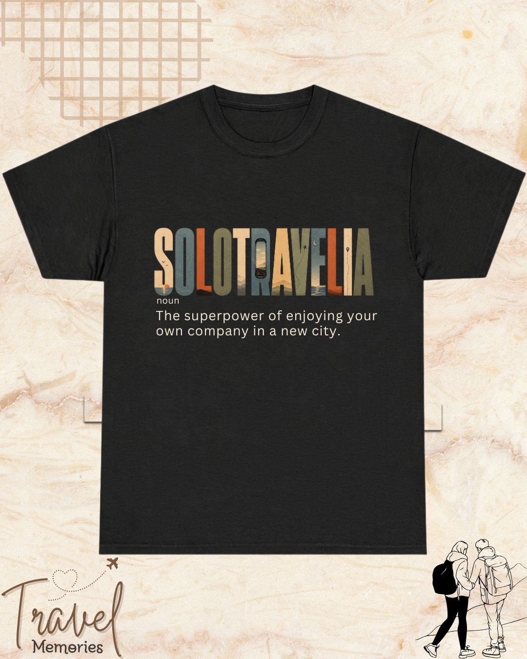 Travel Dictionary Cotton Tshirt