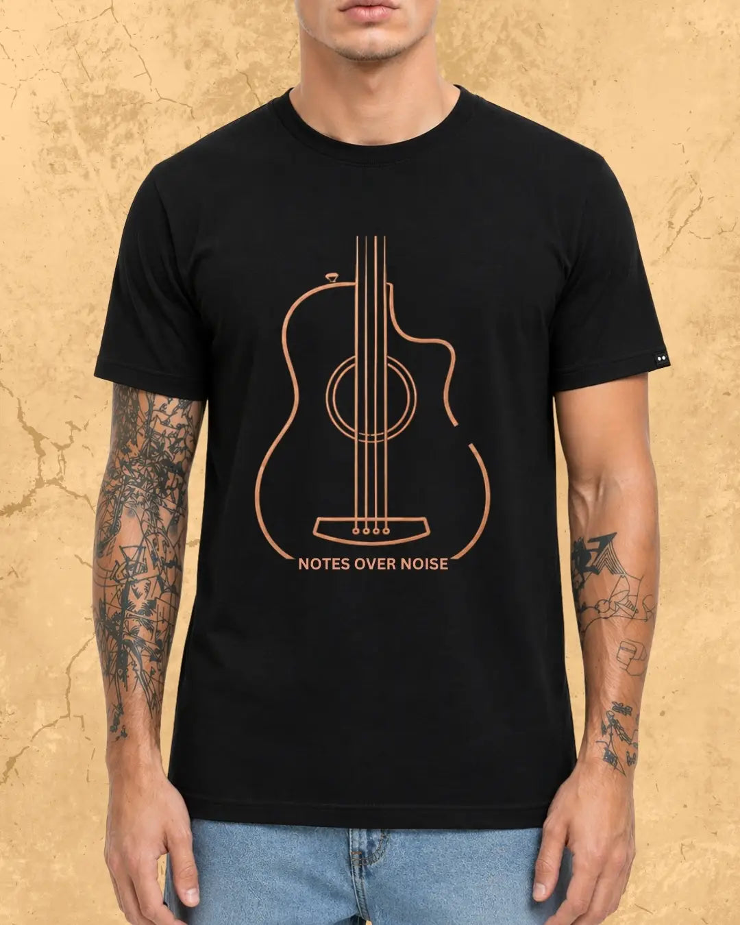 Guitar Music Cotton T-Shirt