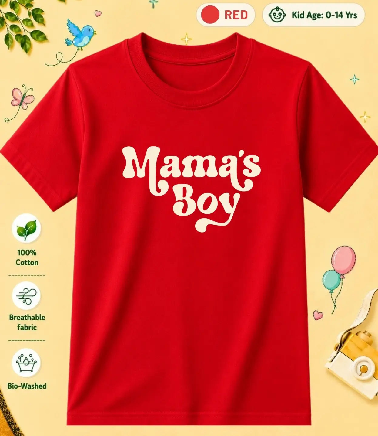 MOM - DAD Blessing Kid Cotton Tee