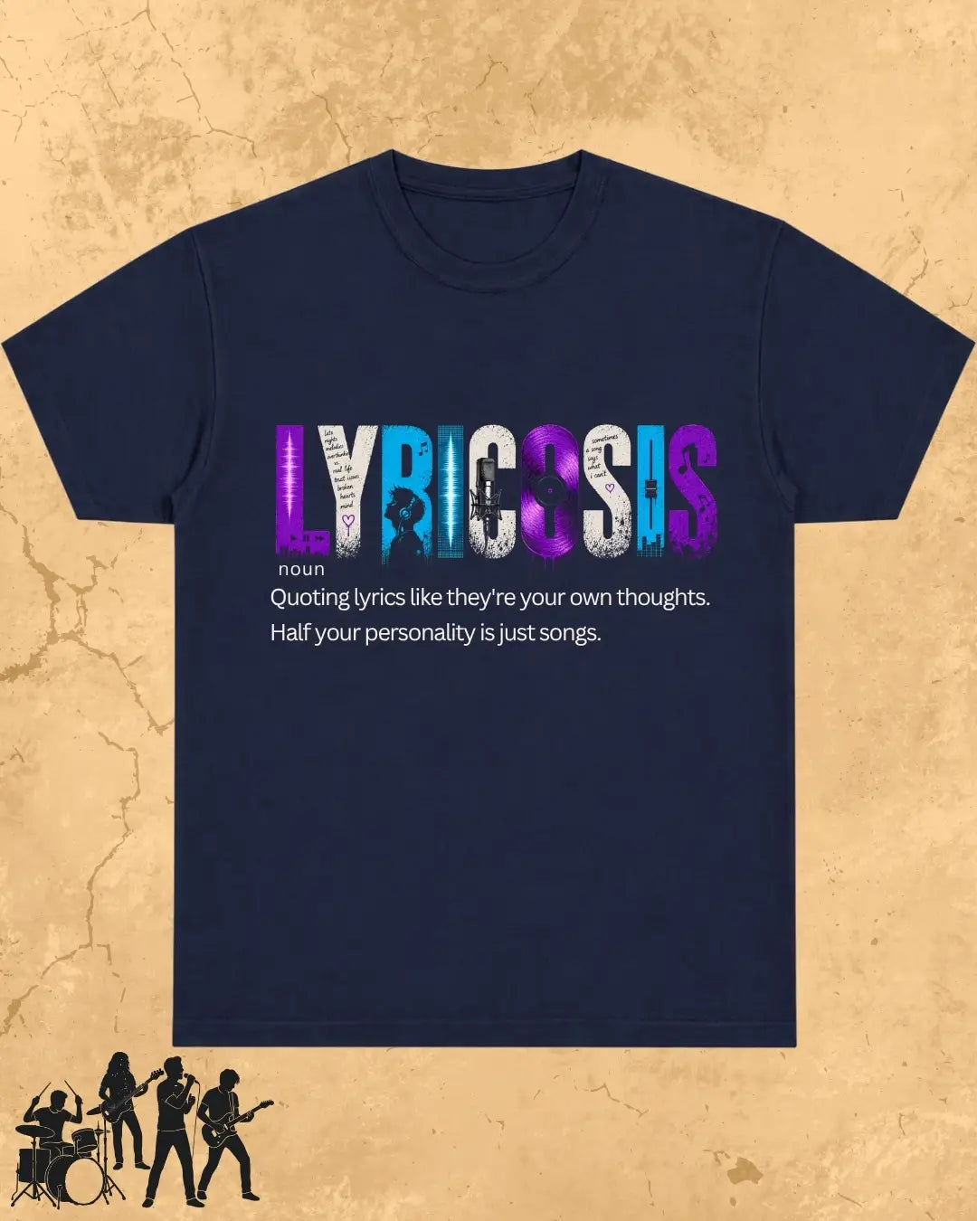 Hinglish Music Dictionary Cotton Tshirt