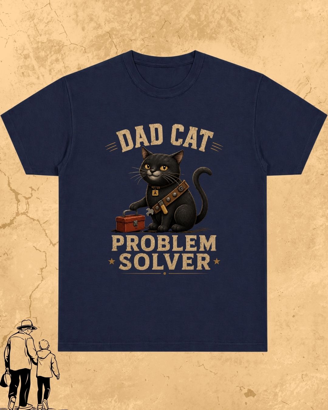Purr Dad Cotton Tshirt