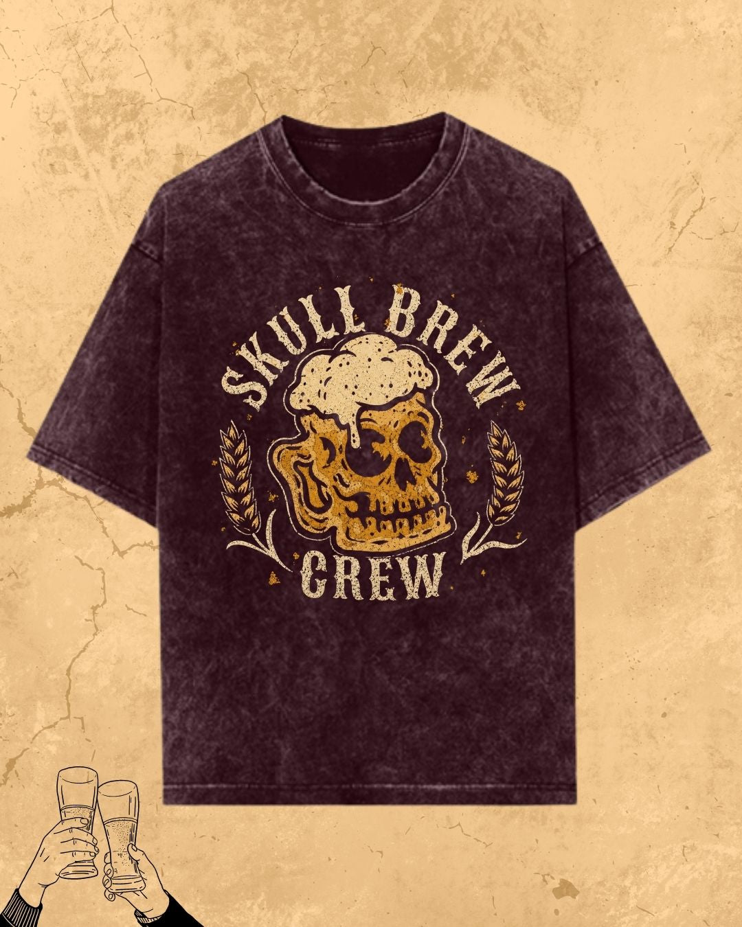 Skull Beer Party T-Shirt