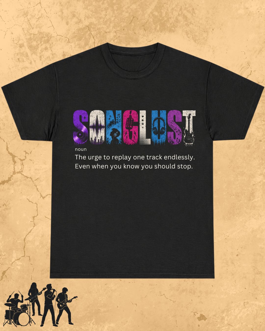 Hinglish Music Dictionary Cotton Tshirt