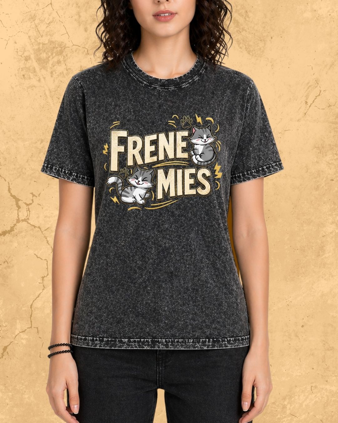 Meow Besties Cotton Tshirt