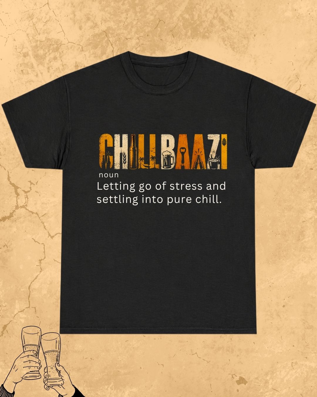 Hinglish Beer Dictionary Cotton Tshirt