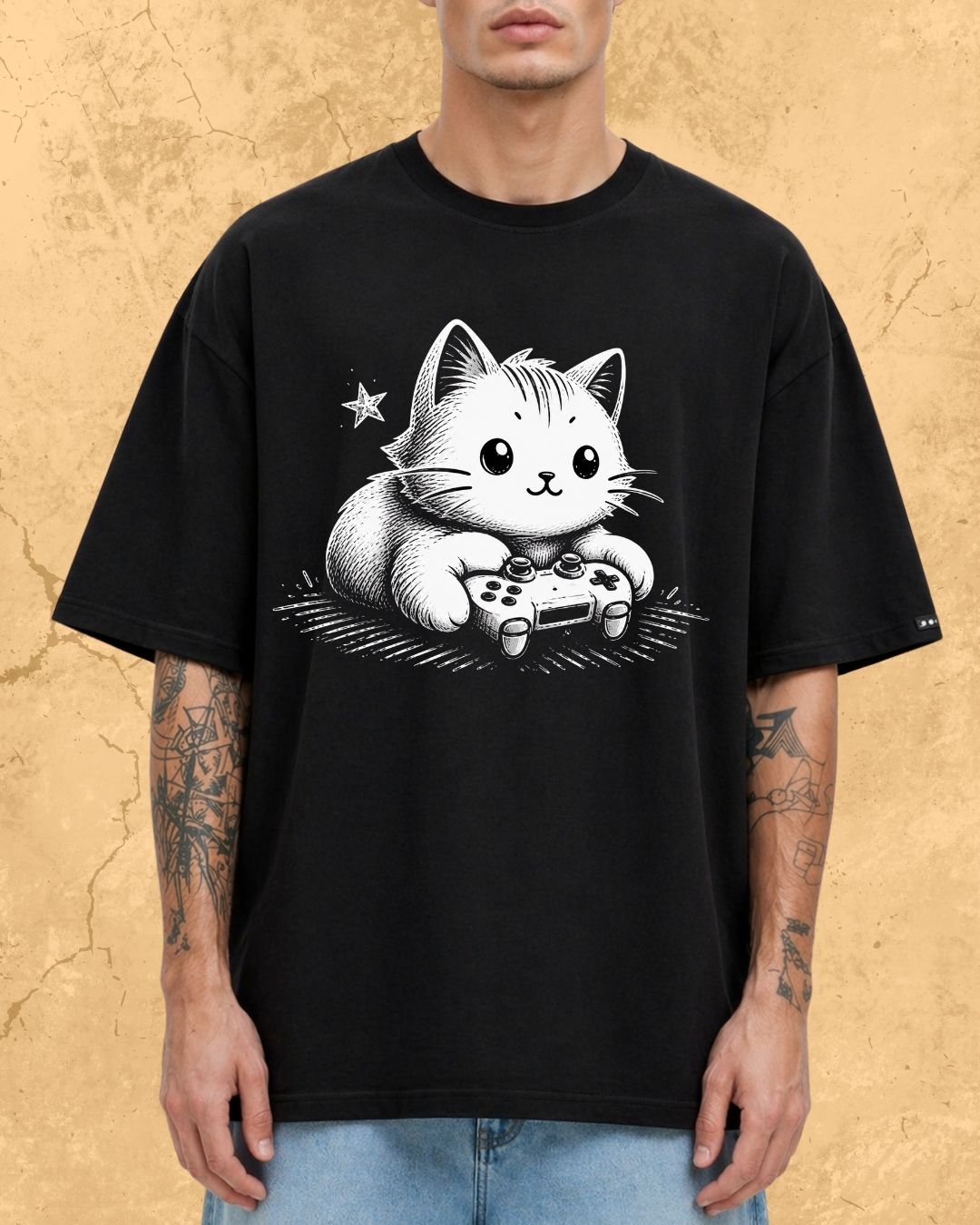 Purrfect Gamer Cotton Tshirt