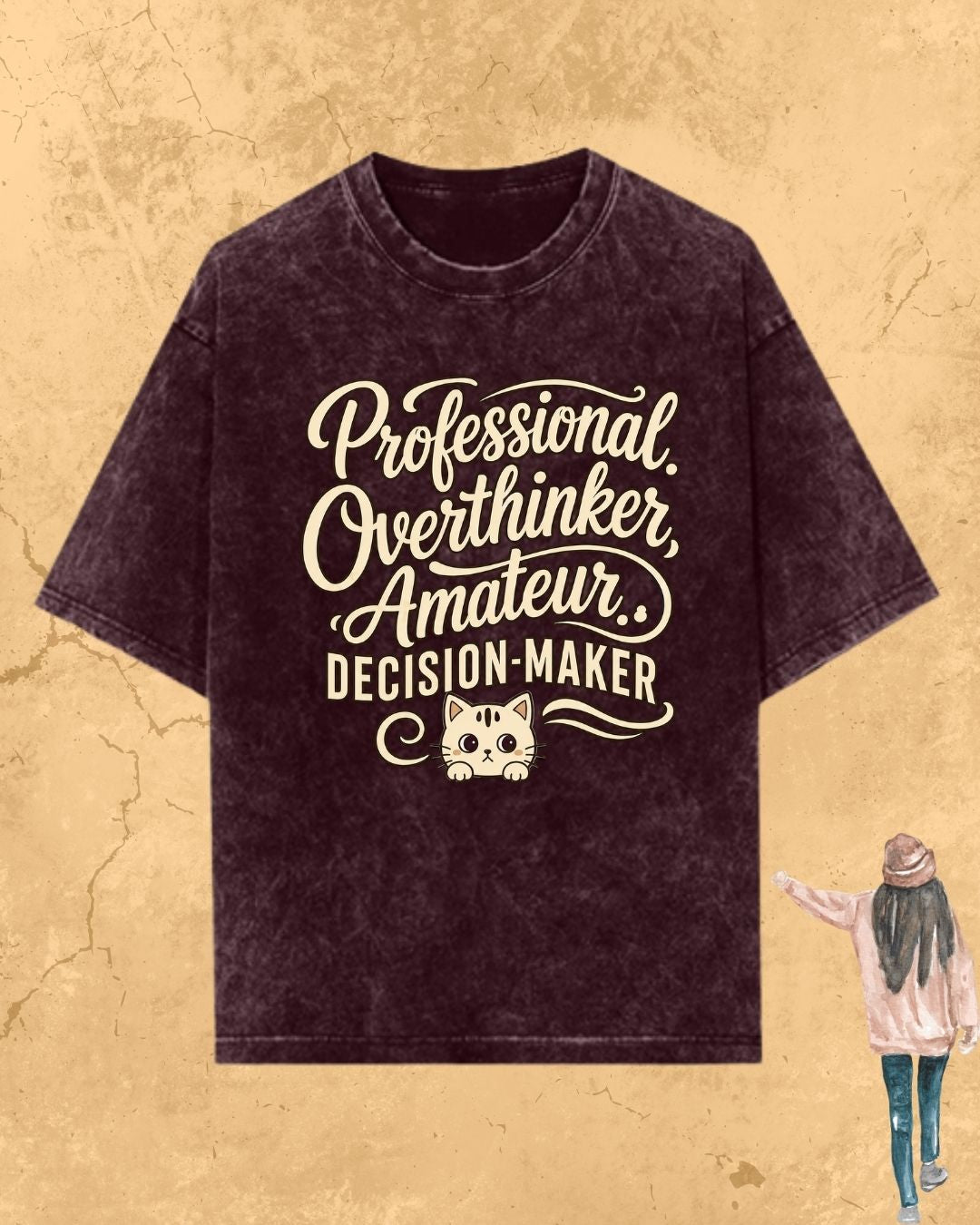 Cool Meow Girl Vibes Cotton Tee