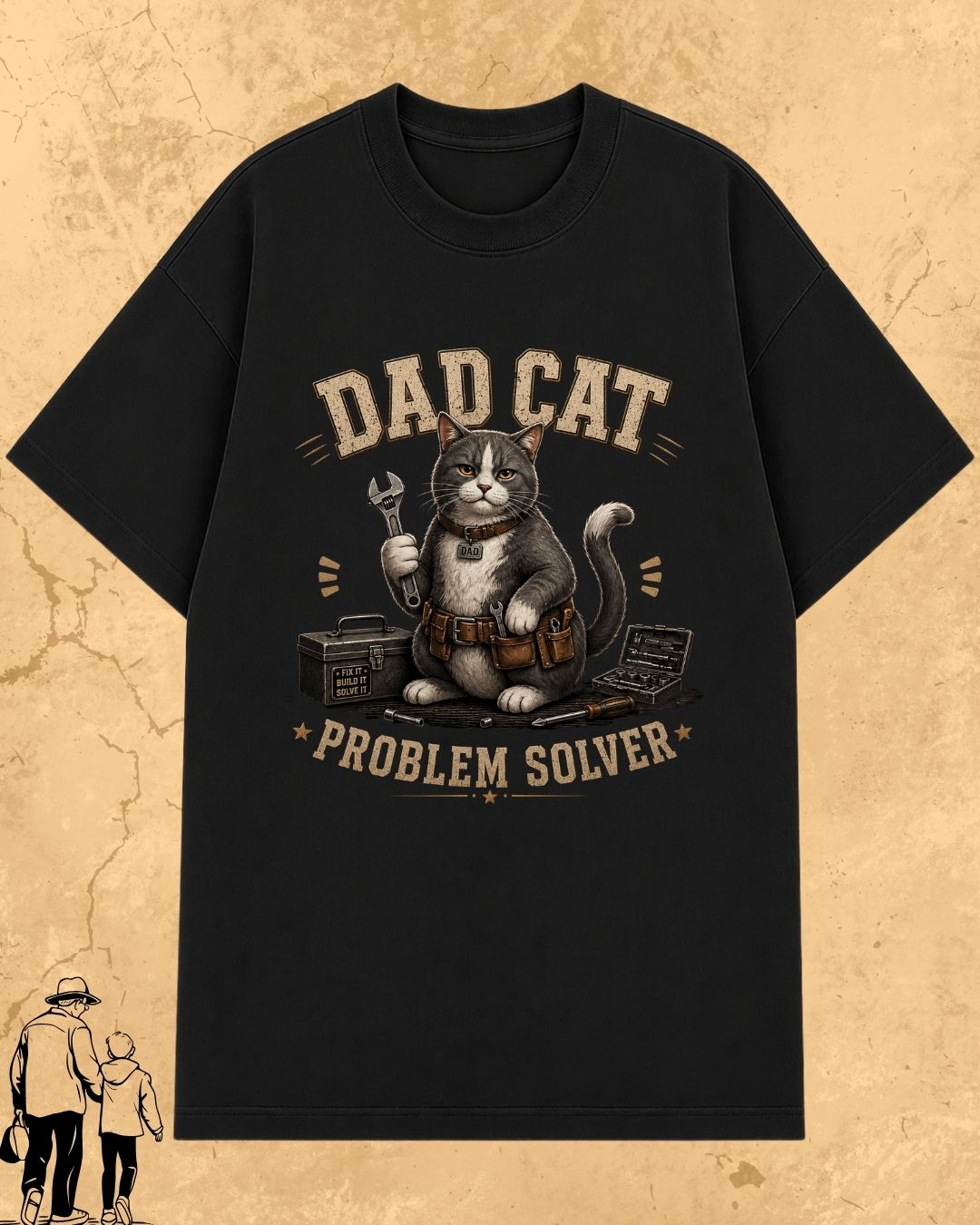 Purr Dad Cotton Tshirt