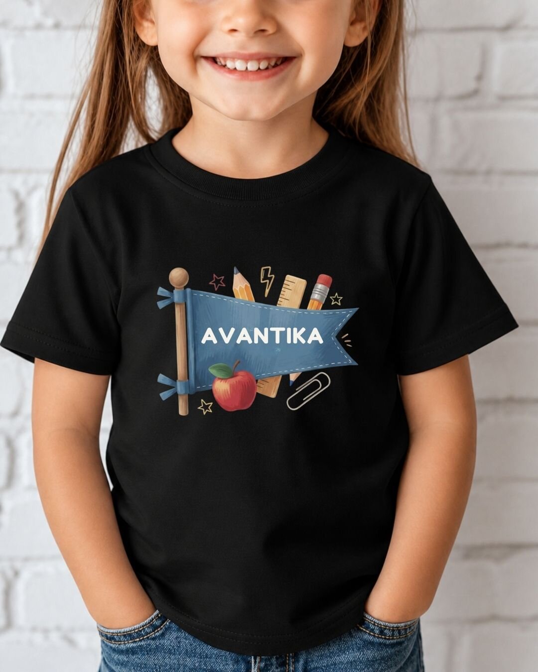 Back To School Custom Kid Cotton Tee