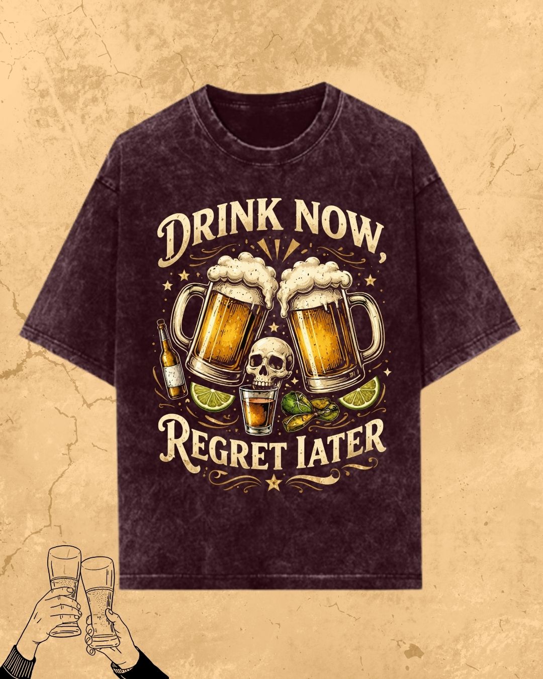 Skull Beer Party T-Shirt