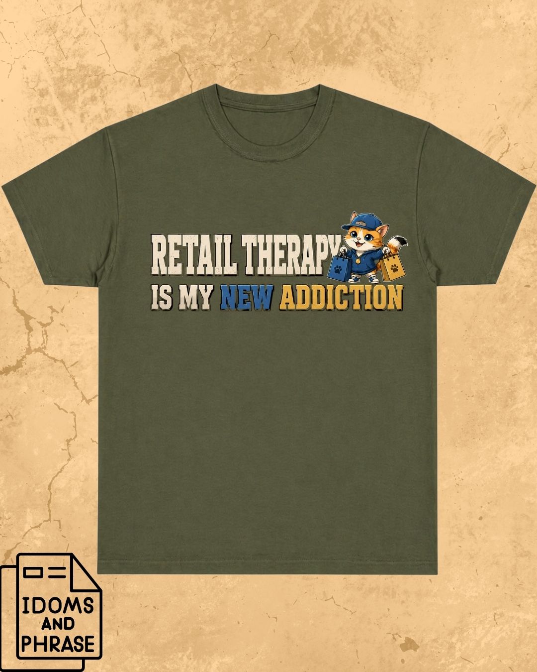 Idiom Whisker Cotton Tshirt