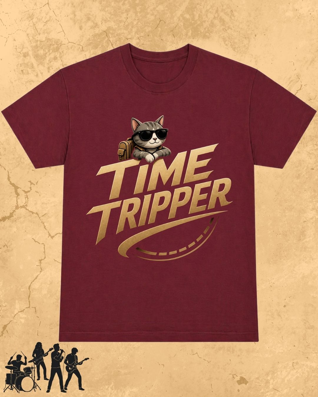Meow Travel Mode Cotton Tshirt
