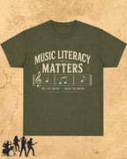 Music Literacy Matters Cotton T-Shirt