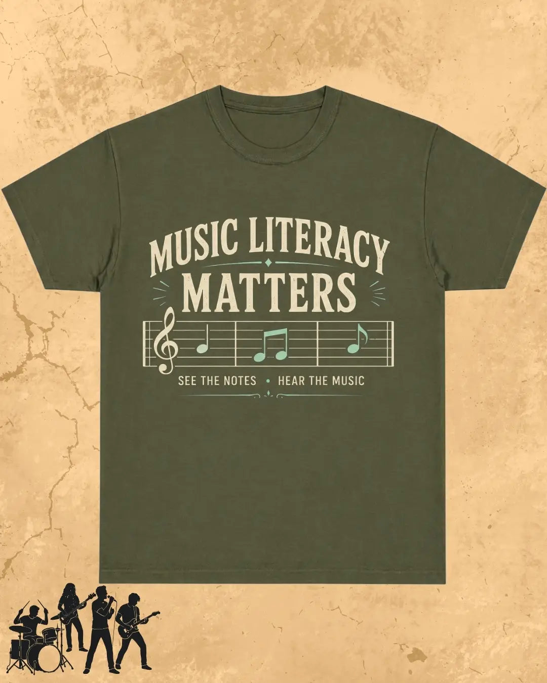 Music Literacy Matters Cotton T-Shirt