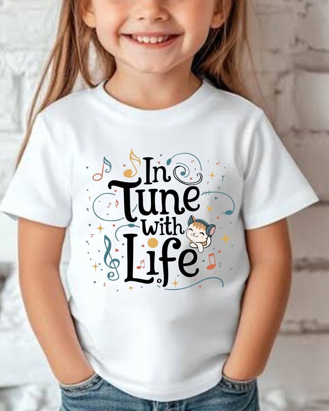 Music Kid Cotton Tee