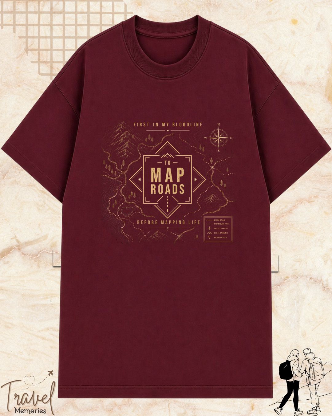 FIRST IN MY BLOODLINE Travel Cotton Tshirt