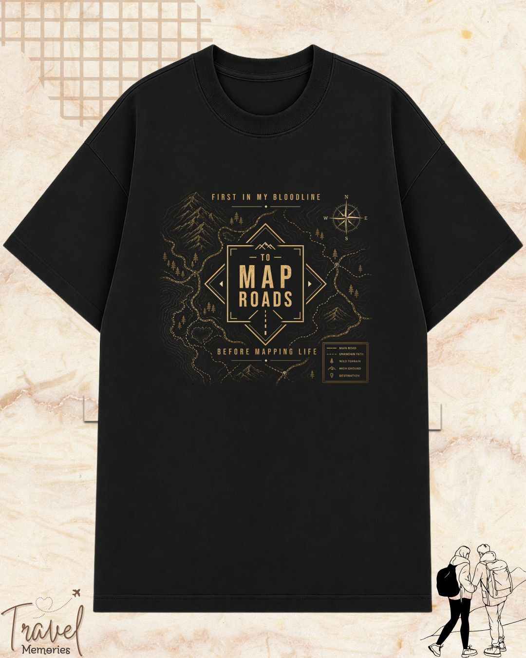 FIRST IN MY BLOODLINE Travel Cotton Tshirt